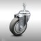Service Caster 4 Inch SS Thermoplastic Rubber Wheel Swivel 3/8 Inch Threaded Stem Caster SCC SCC-SSTS20S414-TPRB-381615 - alternate 1